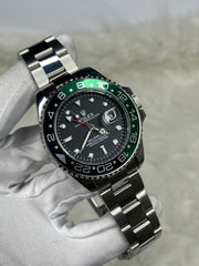 روليكس صب مارين& GMT_Master ll بضهر شفاف وحركة عقرب سحاب