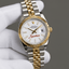 Rolex Datejust 41 Yellow Rolesor White Dial Jubilee Bracelet Fluted Bezel - Ahmed Store