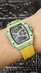 Richard Mille Tonneau-shaped skeleton watches