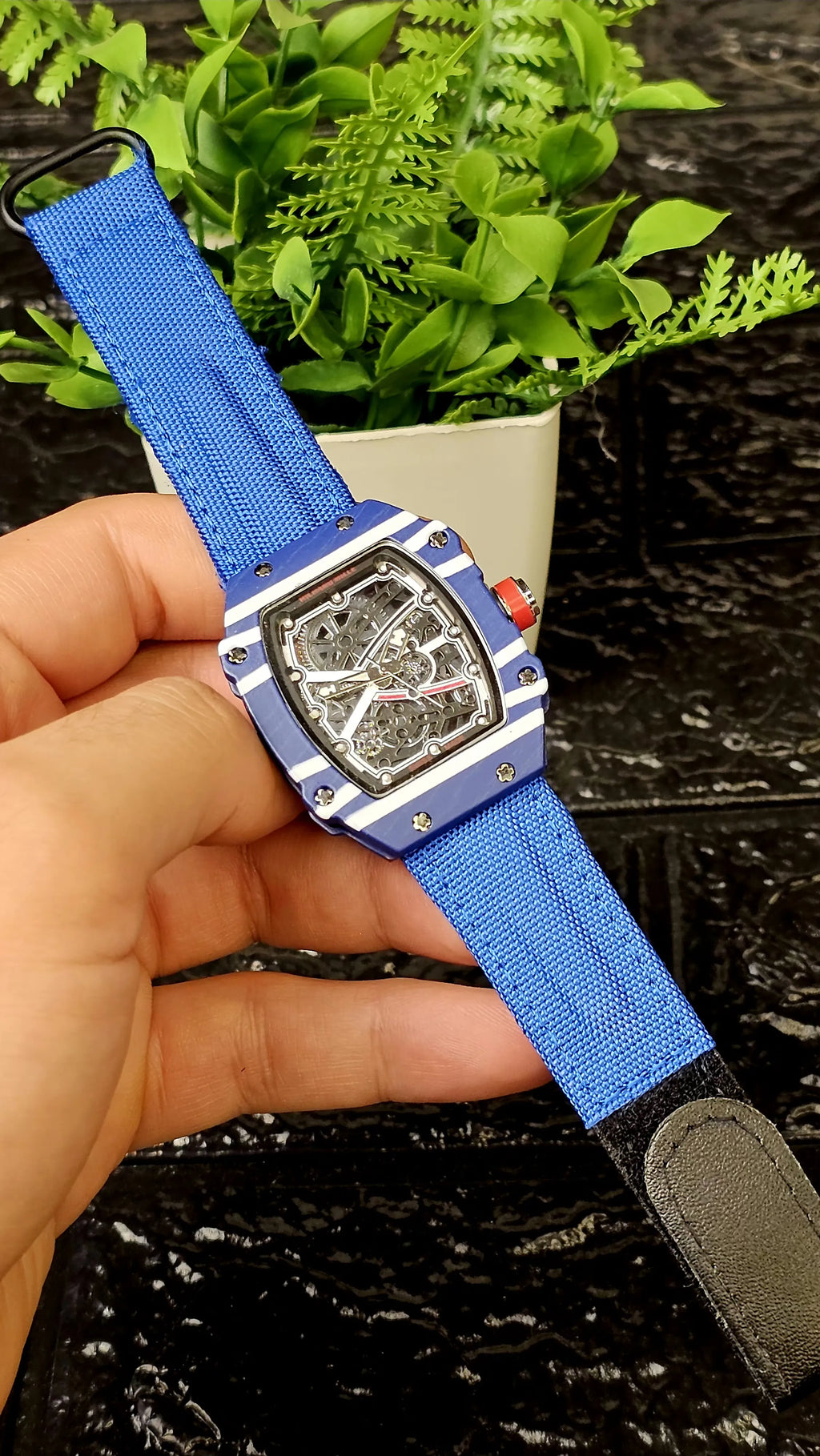 Richard Mille Tonneau-shaped skeleton watches