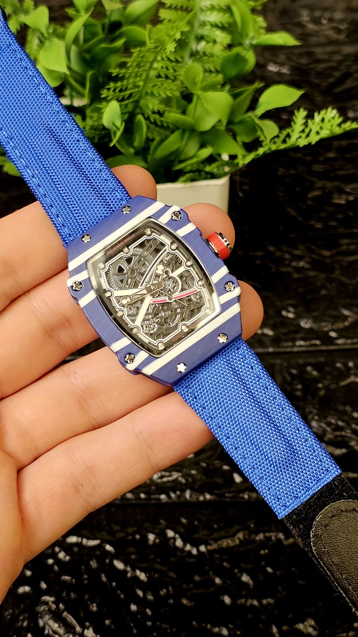 Richard Mille Tonneau-shaped skeleton watches