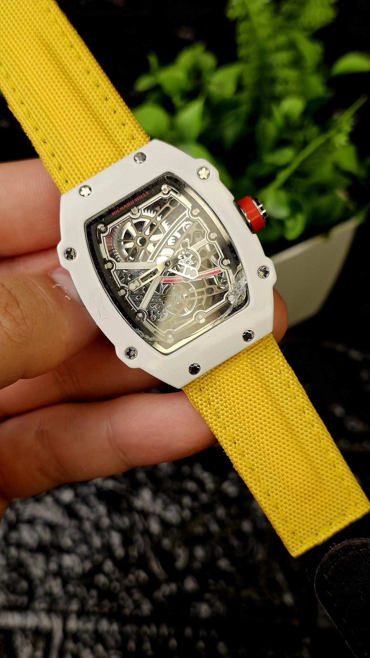 Richard Mille Tonneau-shaped skeleton watches
