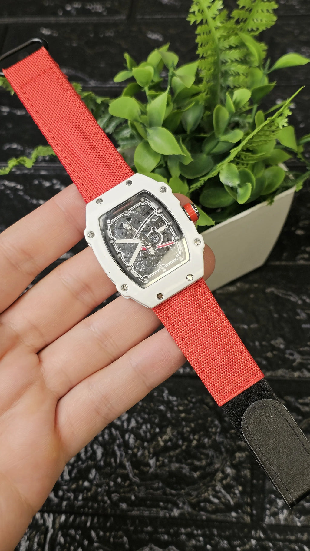 Richard Mille Tonneau-shaped skeleton watches