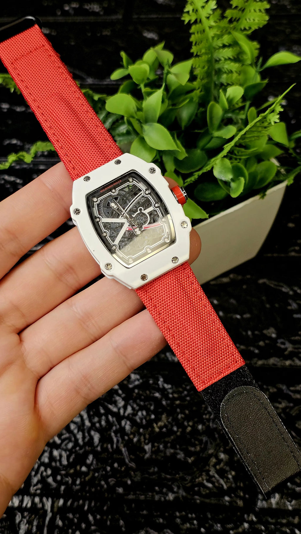 Richard Mille Tonneau-shaped skeleton watches