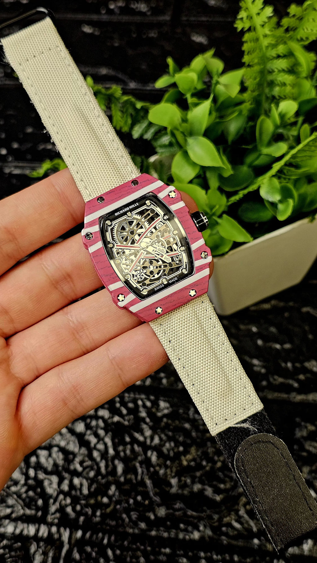 Richard Mille Tonneau-shaped skeleton watches