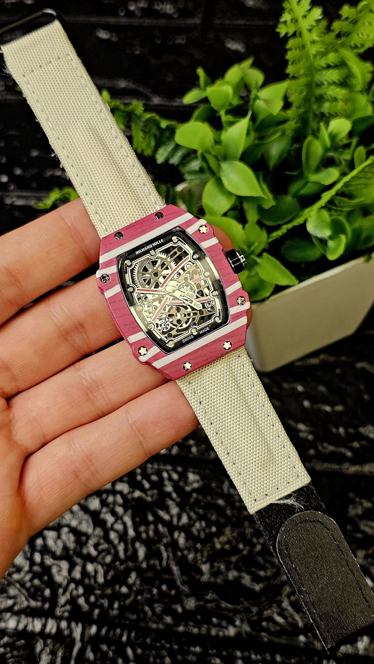 Richard Mille Tonneau-shaped skeleton watches
