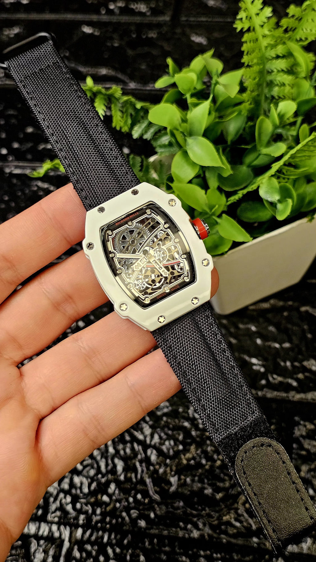 Richard Mille Tonneau-shaped skeleton watches