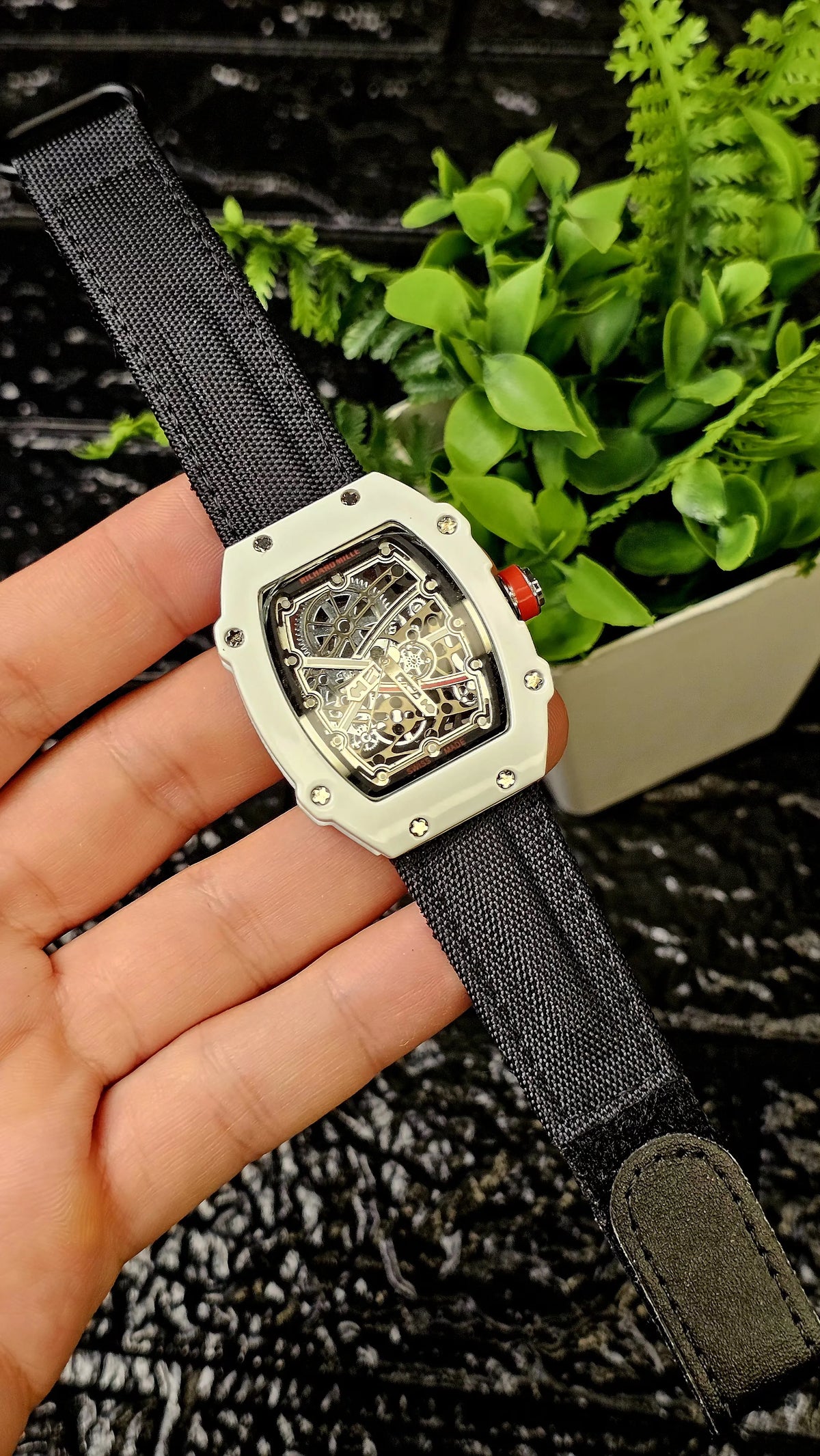 Richard Mille Tonneau-shaped skeleton watches