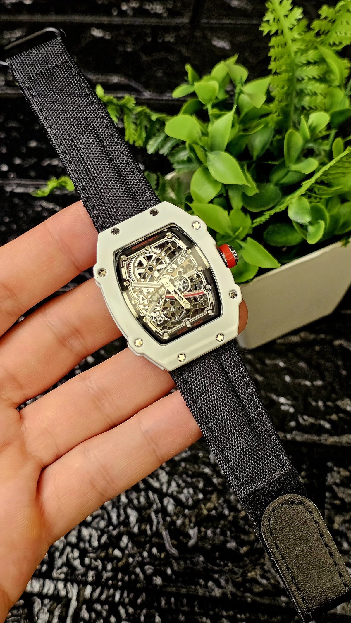 Richard Mille Tonneau-shaped skeleton watches