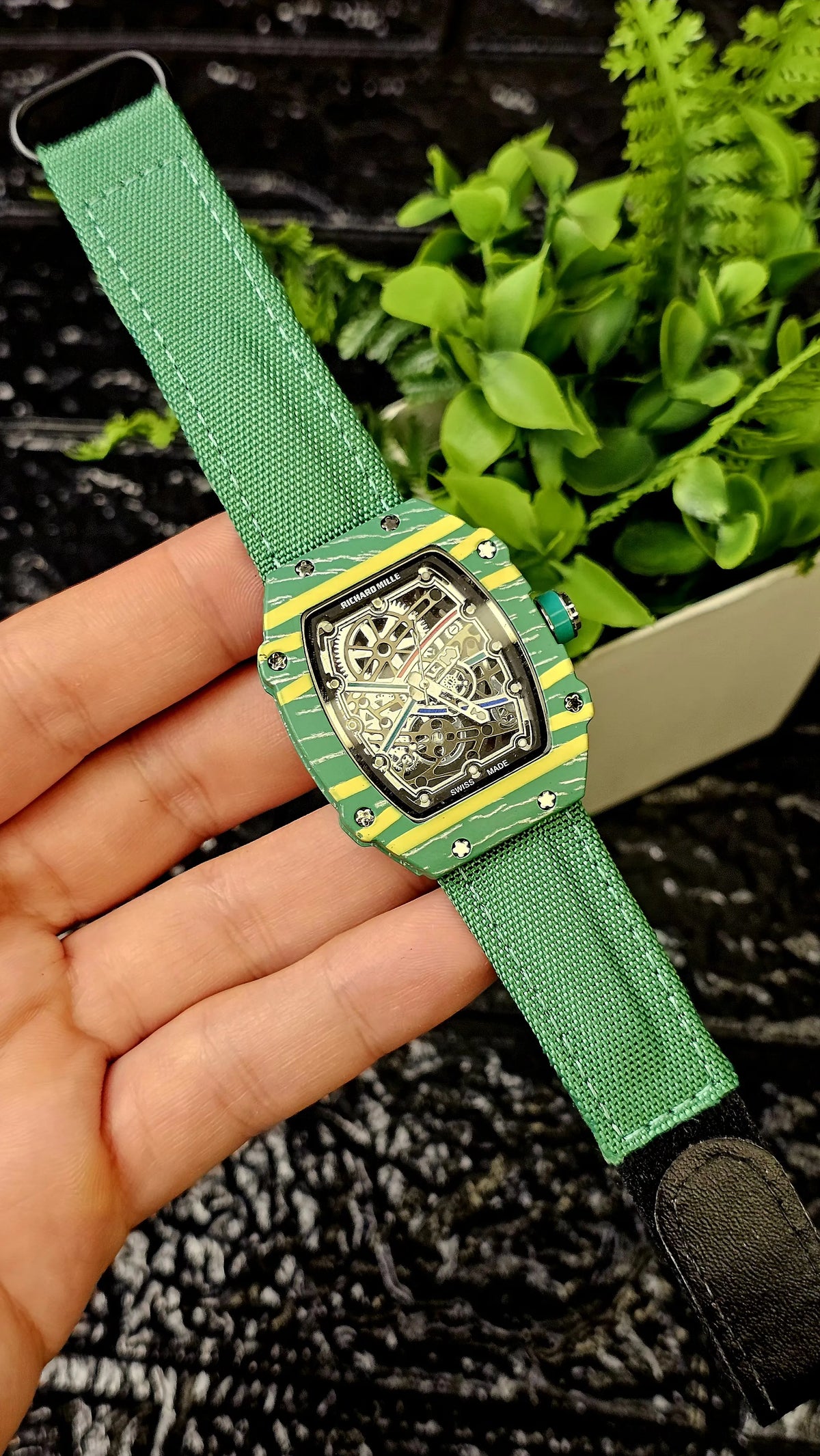 Richard Mille Tonneau-shaped skeleton watches
