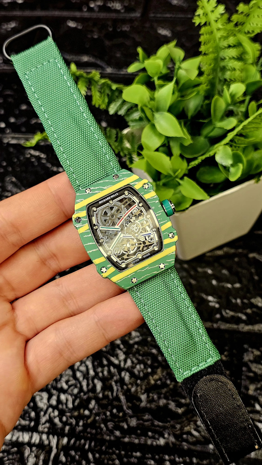 Richard Mille Tonneau-shaped skeleton watches