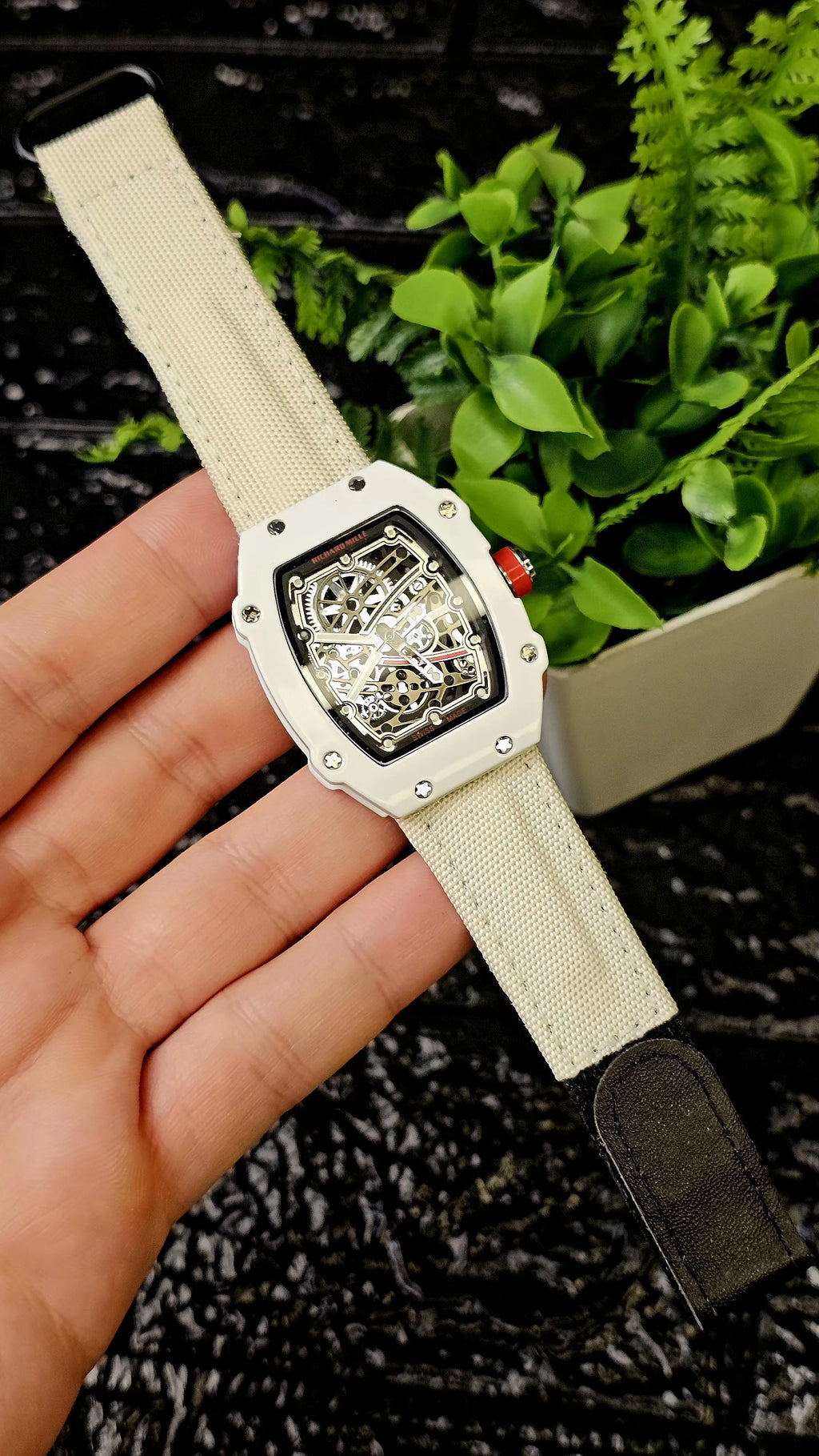 Richard Mille Tonneau-shaped skeleton watches