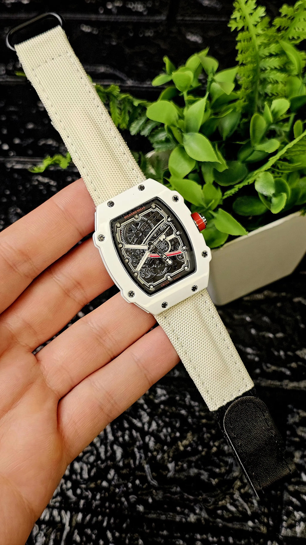 Richard Mille Tonneau-shaped skeleton watches