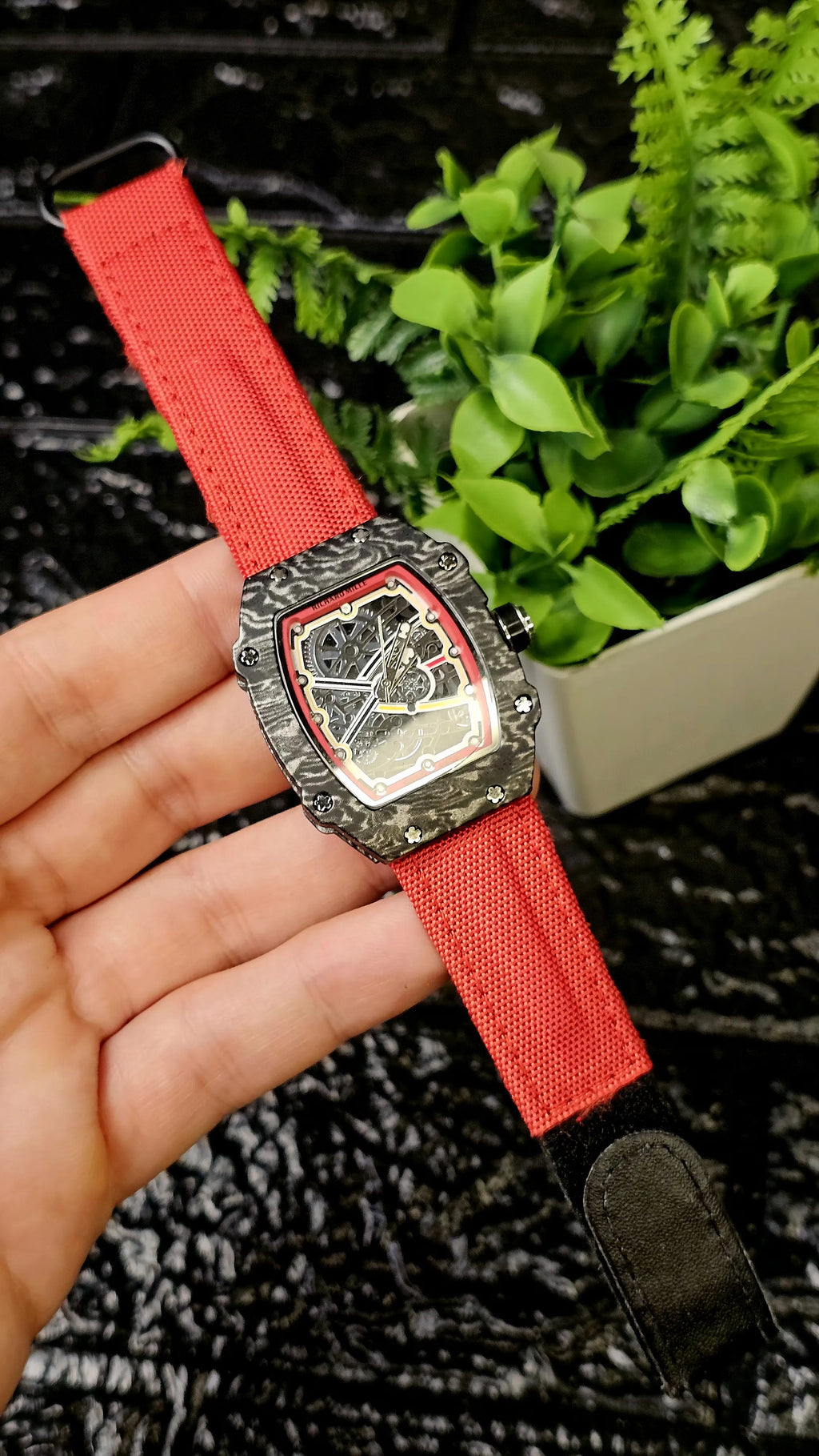 Richard Mille Tonneau-shaped skeleton watches