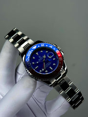 روليكس صب مارين& GMT_Master ll بضهر شفاف وحركة عقرب سحاب