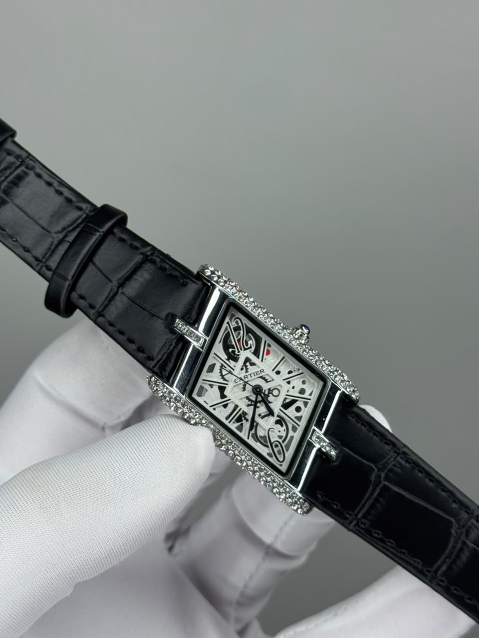 Cartier Tank Skeleton Classic Leather