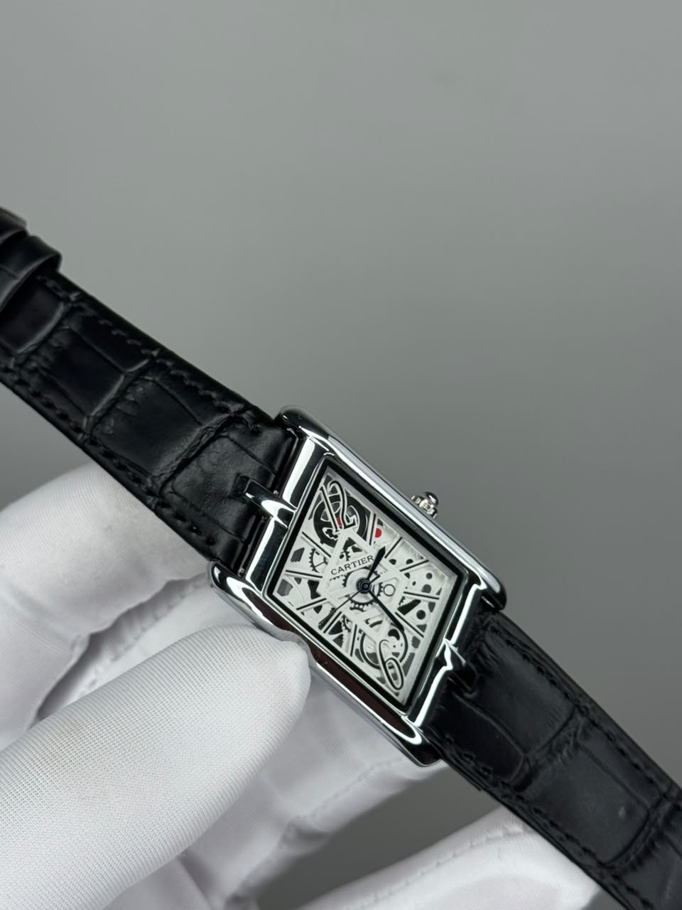 Cartier Tank Skeleton Classic Leather