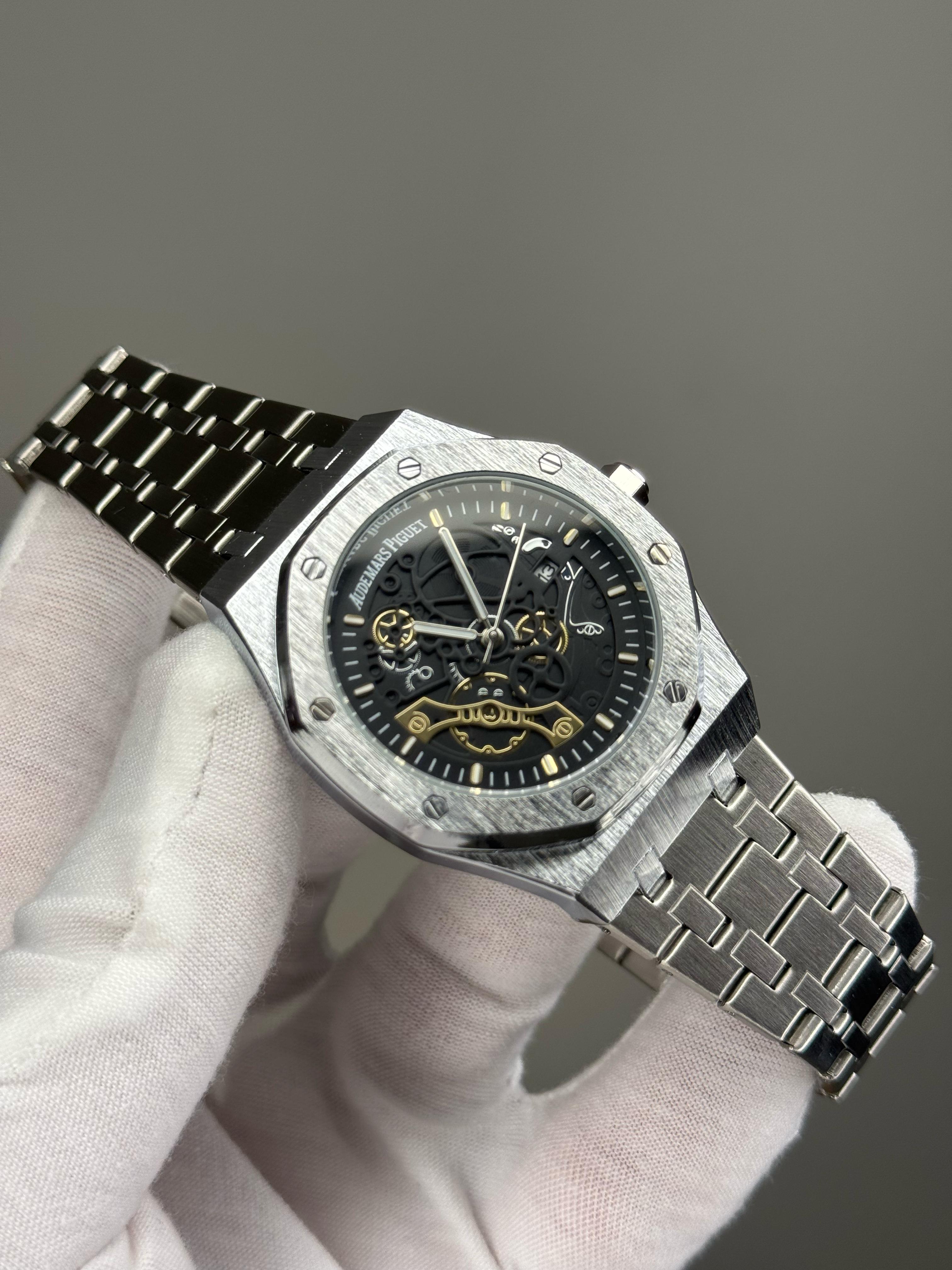 Ap بضهر شفاف وحركة عقارب سحتب Secondary image