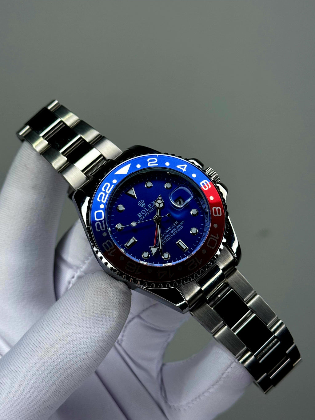 GMT_Master ll بضهر شفاف وحركة عقرب سحاب - Ahmed Store