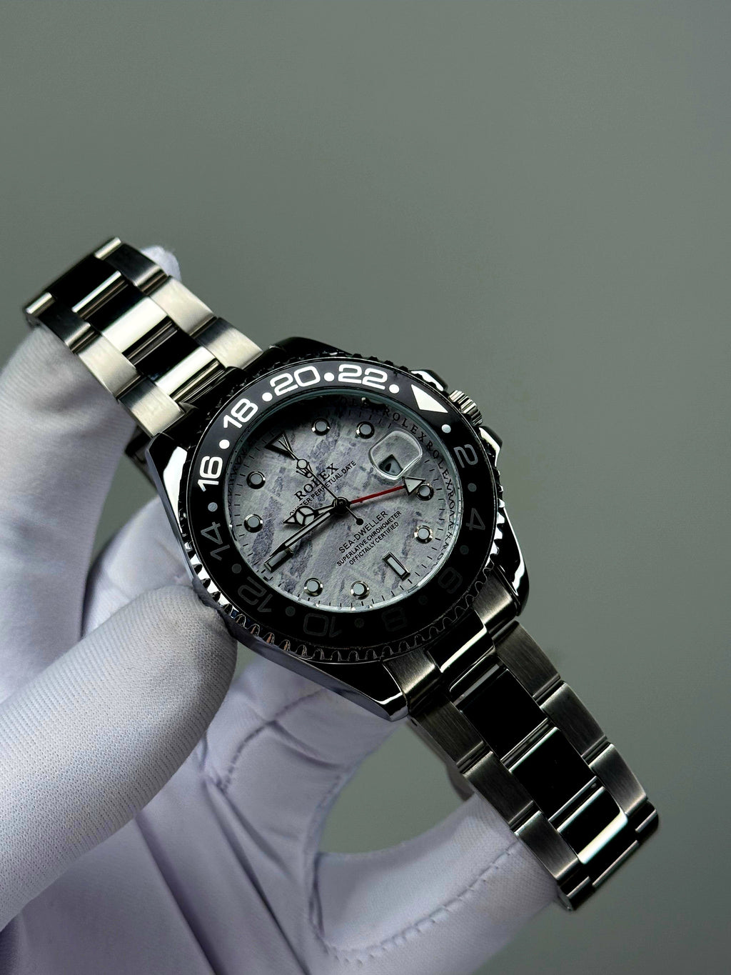 GMT_Master ll بضهر شفاف وحركة عقرب سحاب - Ahmed Store