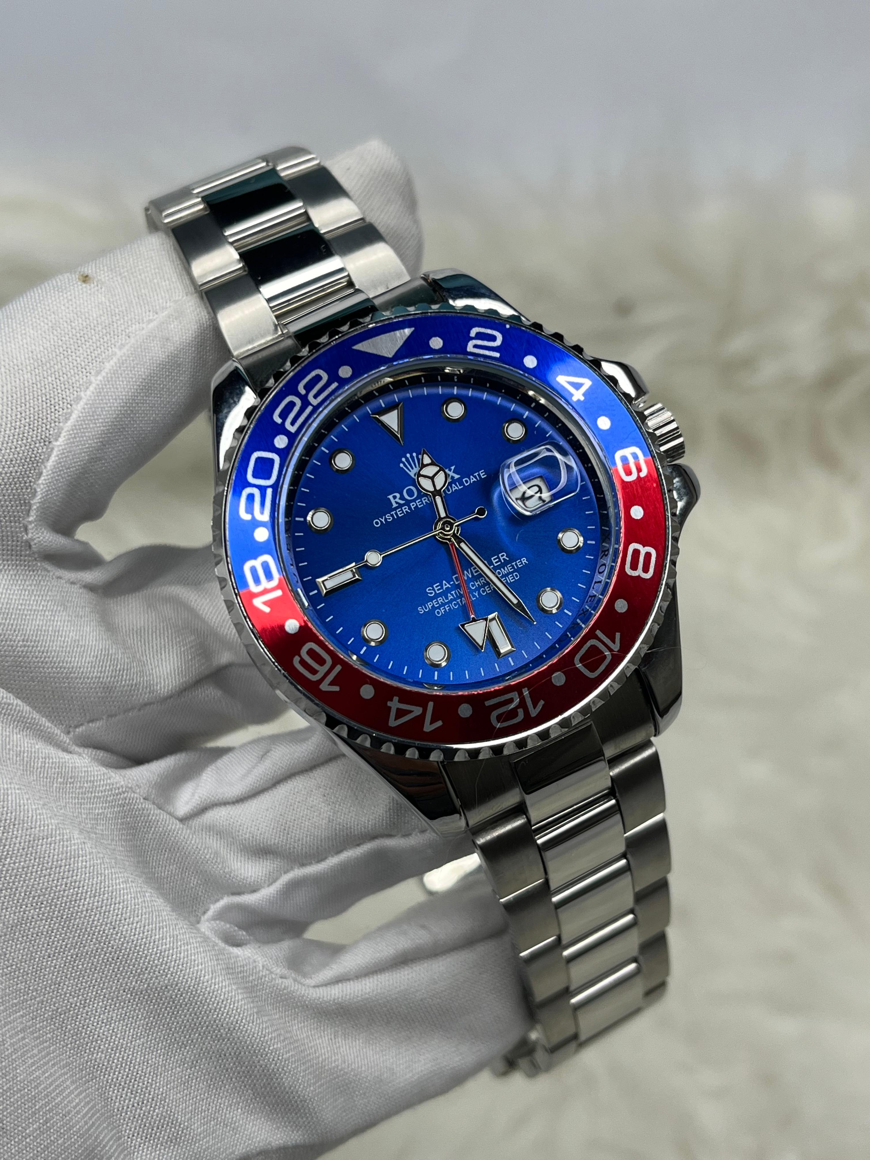 GMT_Master ll بضهر شفاف وحركة عقرب سحاب - Ahmed Store