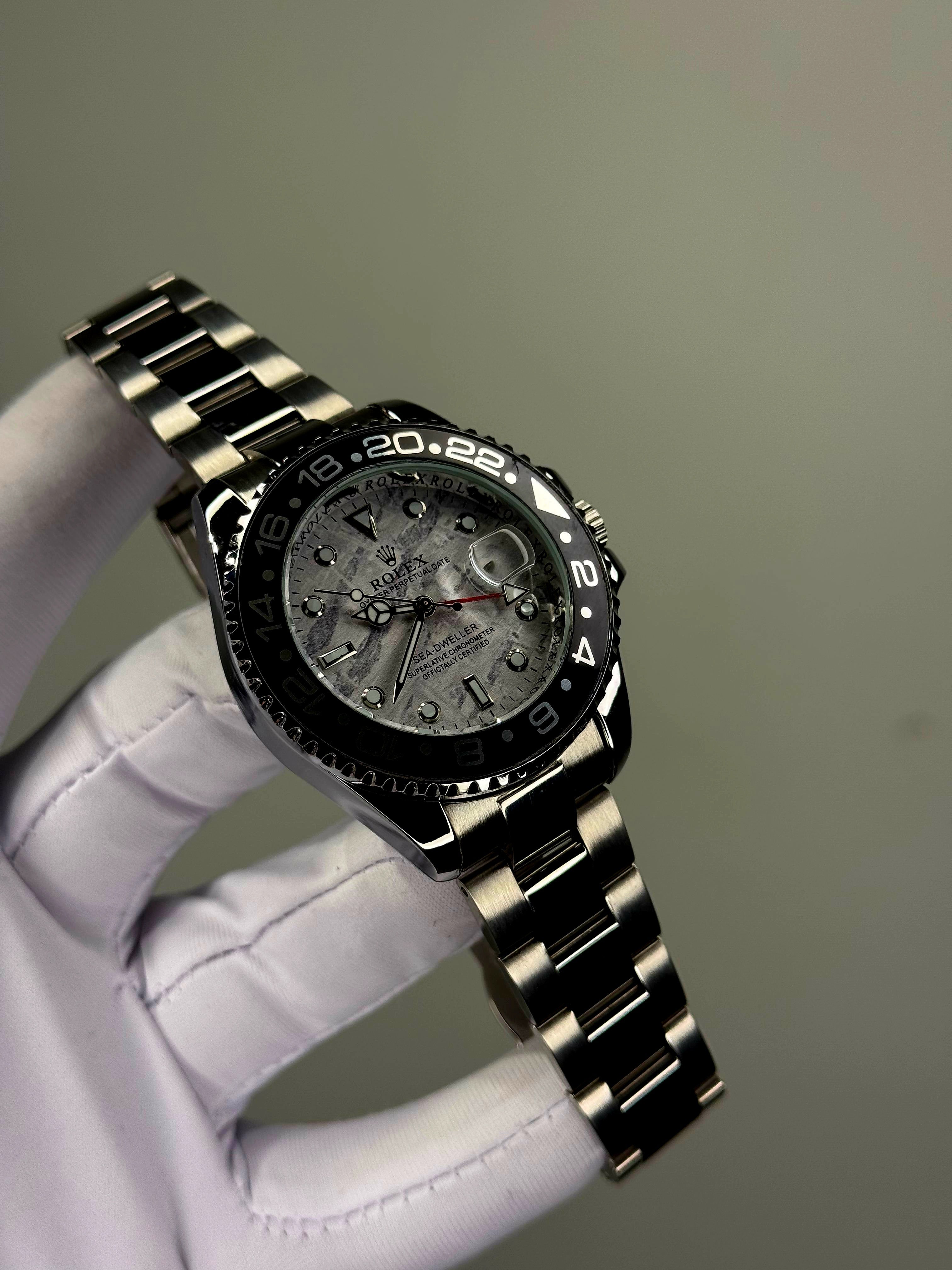 GMT_Master ll بضهر شفاف وحركة عقرب سحاب - Ahmed Store