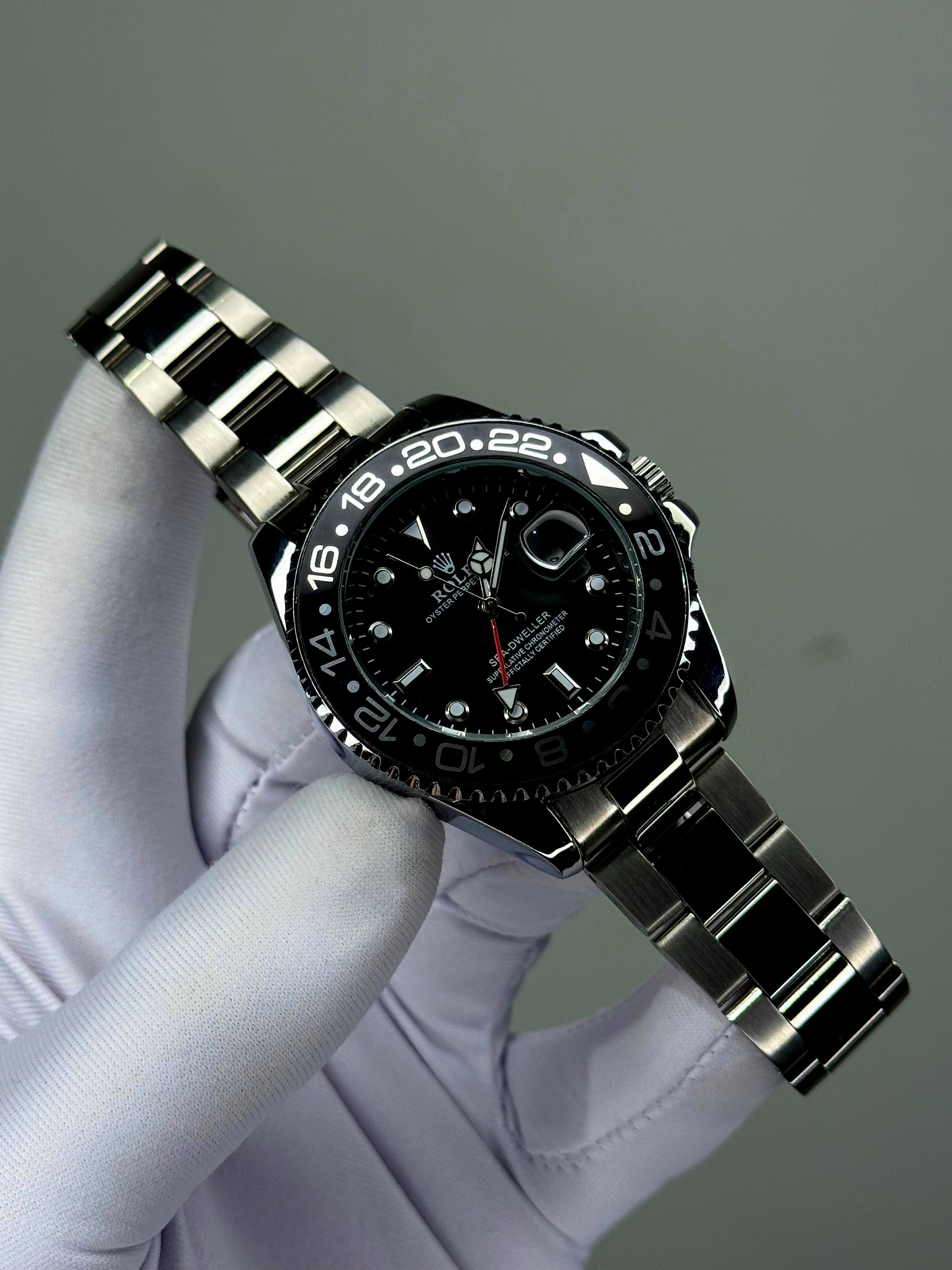 GMT_Master ll بضهر شفاف وحركة عقرب سحاب - Ahmed Store Main image