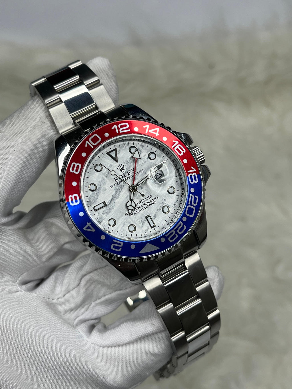 GMT_Master ll بضهر شفاف وحركة عقرب سحاب - Ahmed Store