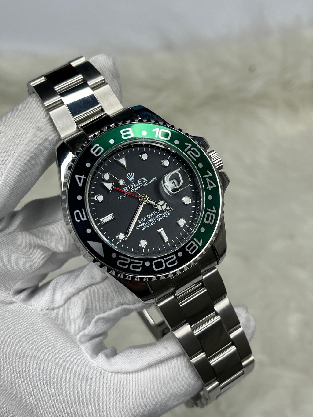 GMT_Master ll بضهر شفاف وحركة عقرب سحاب - Ahmed Store